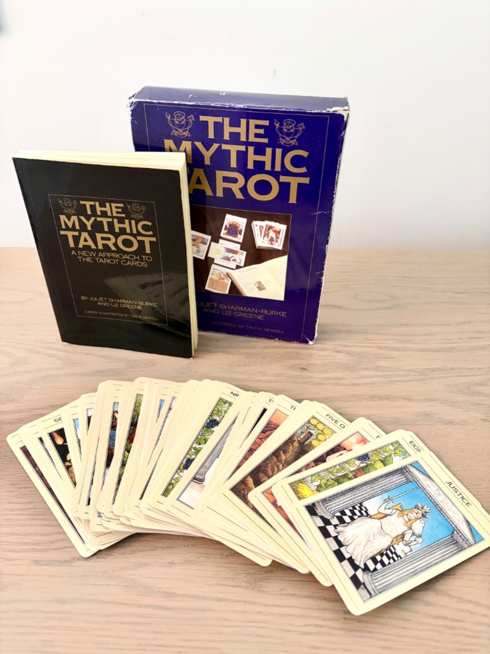 The Mythic Tarot, 1986, Vintage, 78, Tarot Cards, With Guide Book, RARE